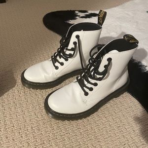 White doc martins